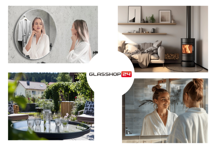 Glasplatte als Arbeitstisch: So trifft Stil auf Alltag