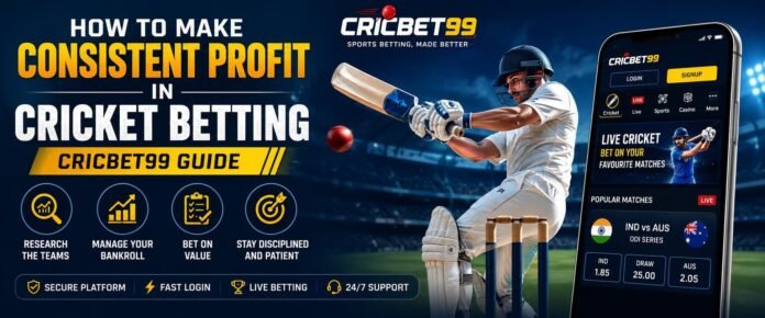 Criccbet99 id Registration Steps for Secure Cricket Access